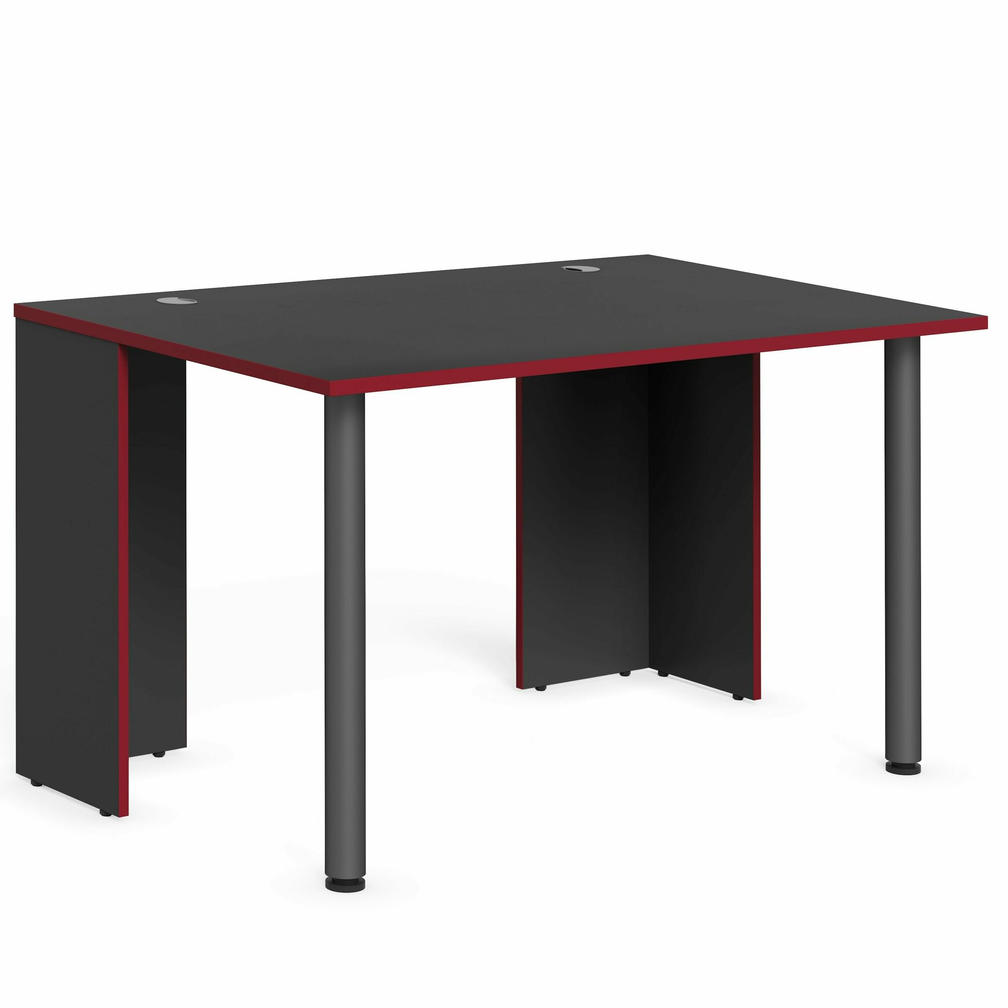 Игровой компьютерный стол SKILLL SSTG 1385.1, антрацит/красный, 136х85х75 см