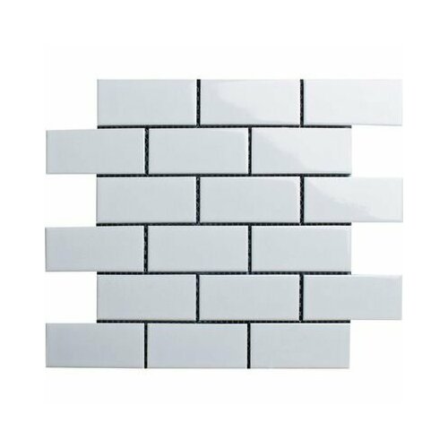 Мозаика керамическая Starmosaic Homework Brick White Glossy A32000/A1001G 29,4х28,8