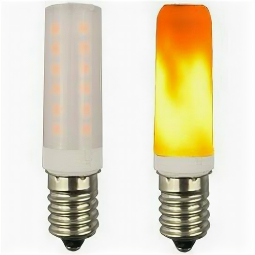 Светодиодная LED лампа Ecola T25 1W E14 Flame имитация пламени 64x16 B4TF10ELC (упаковка 18 штук)