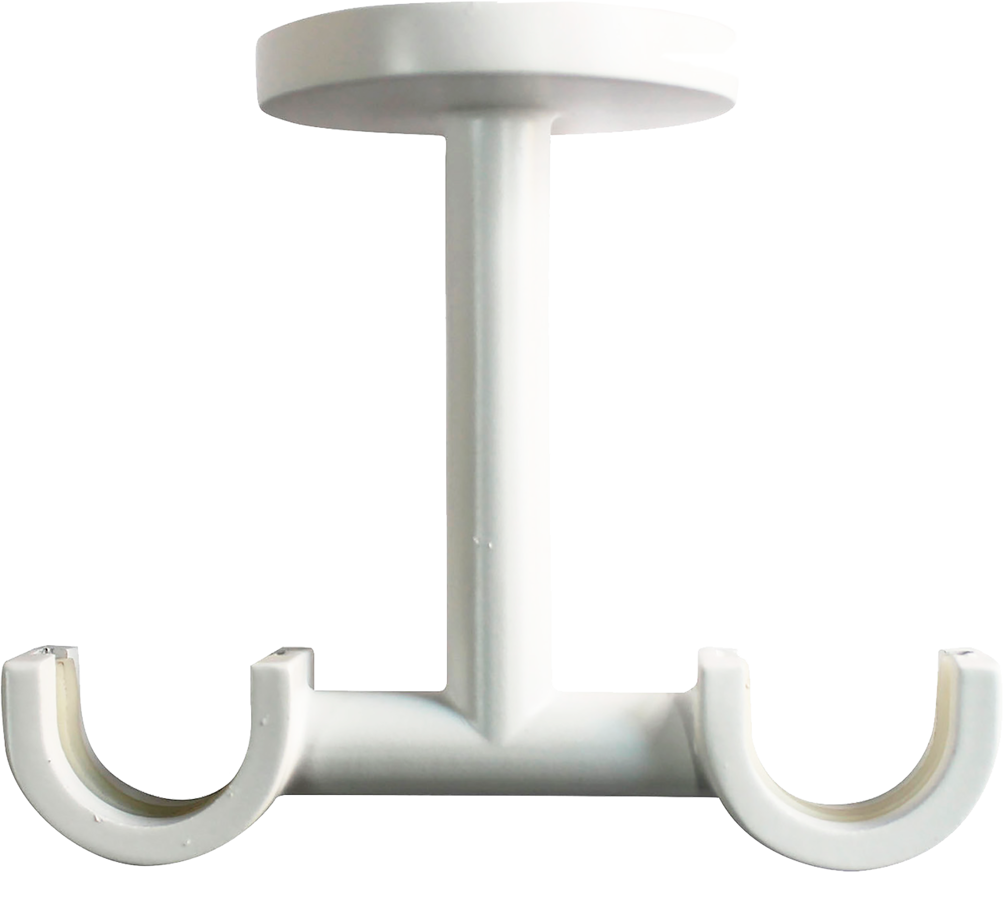 фото Держатель двухрядный потолочный Inspire, металл, цвет белый, 2 см