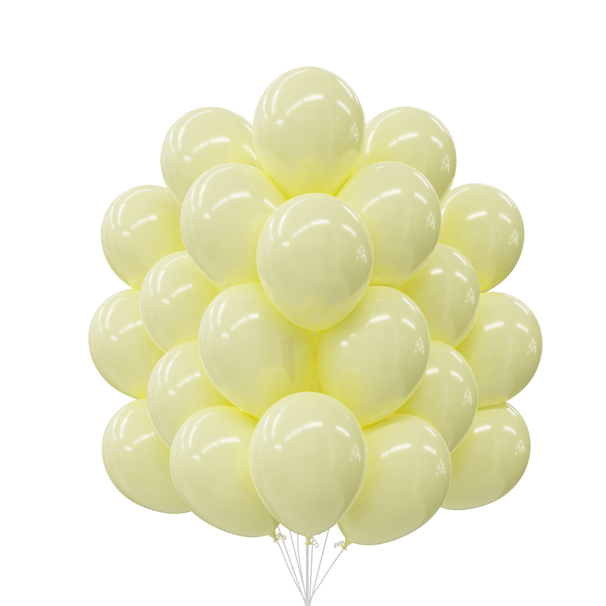 Воздушные шарики с гелием 15 шт. 30 см.