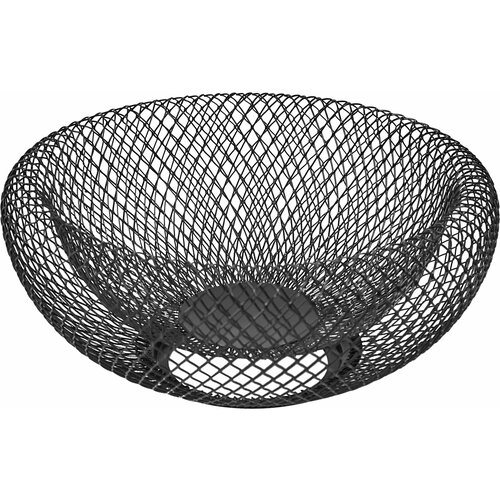 Корзина для фруктов 22х22х10 см металл черный