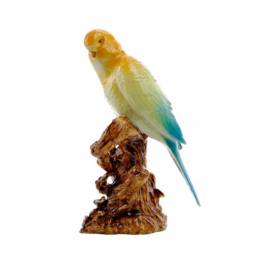 Статуэтка Попугай волнистый 19 см фарфор 1676₽