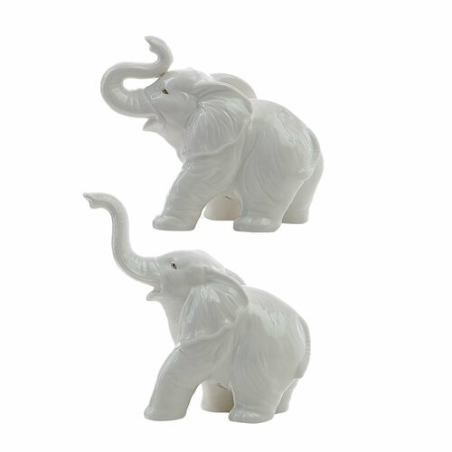 Статуэтка Слонята 15 см фарфор 3143₽