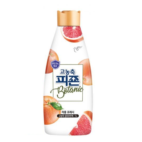 Кондиционер «Rich Perfume BOTANIC» для белья (парфюмированный супер-концентрат с ароматом «Спелый грейпфрут»), 1л. белый