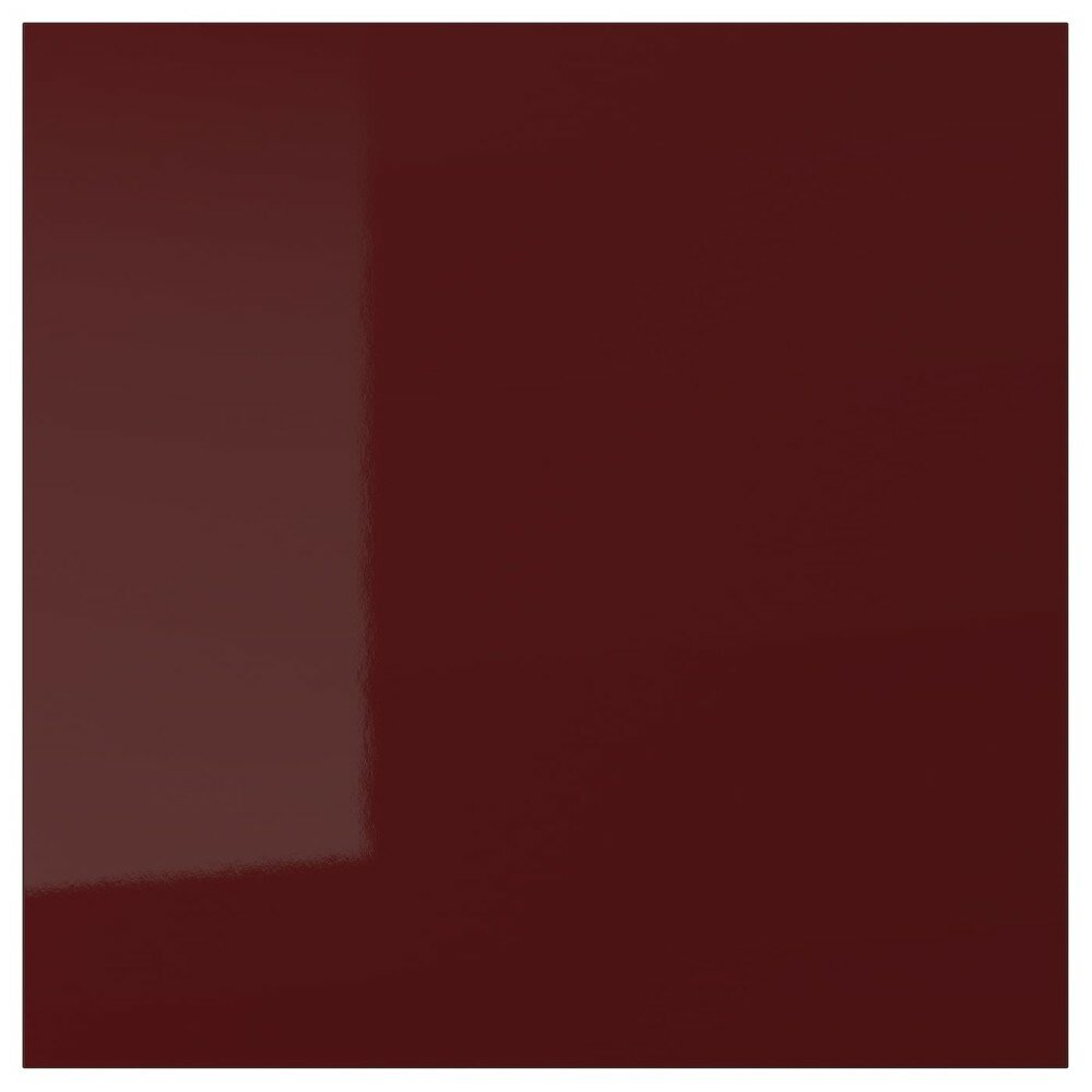 Фронтальная панель ящика, глянцевый темный красно-коричневый 40x40 см KALLARP 904.348.62