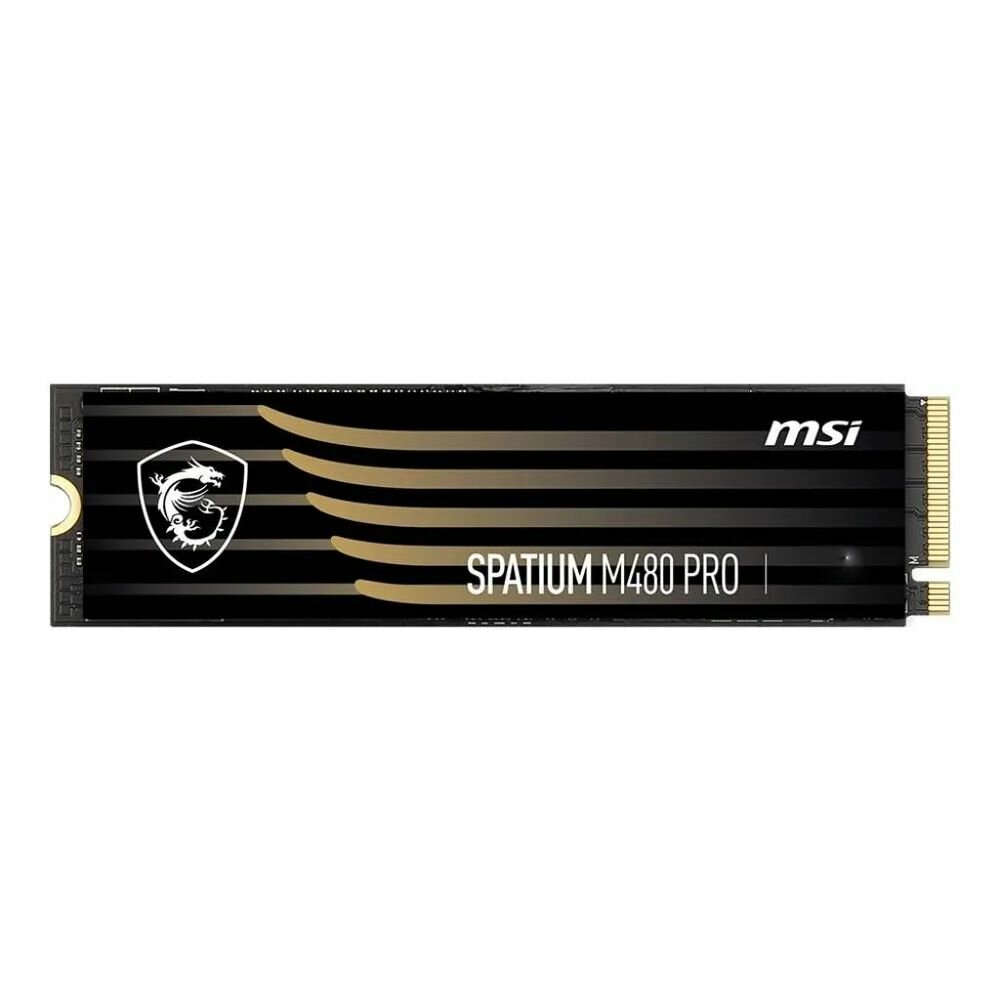 Твердотельный накопитель SSD MSI 2TB PLAY PCIe 4.0 NVMe M.2 SPATIUM M480 PRO