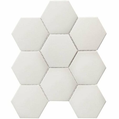 Мозаика Starmosaic Hexagon Big White Antislip 25,6x29,5