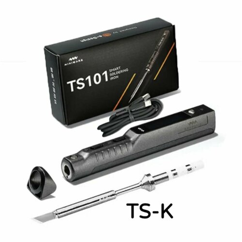 Электрический мини-паяльник TS101 паяльная станция мощностью 65 Вт с цифровым дисплеем жало K 780000₽
