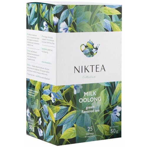 Чай зеленый Niktea Молочный Улун 25*2г х2шт