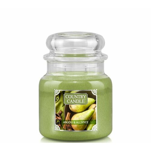 Country Candle/ Свеча средняя Груша анжу и специи / Anjou & Allspice 453гр. 65-90 часов