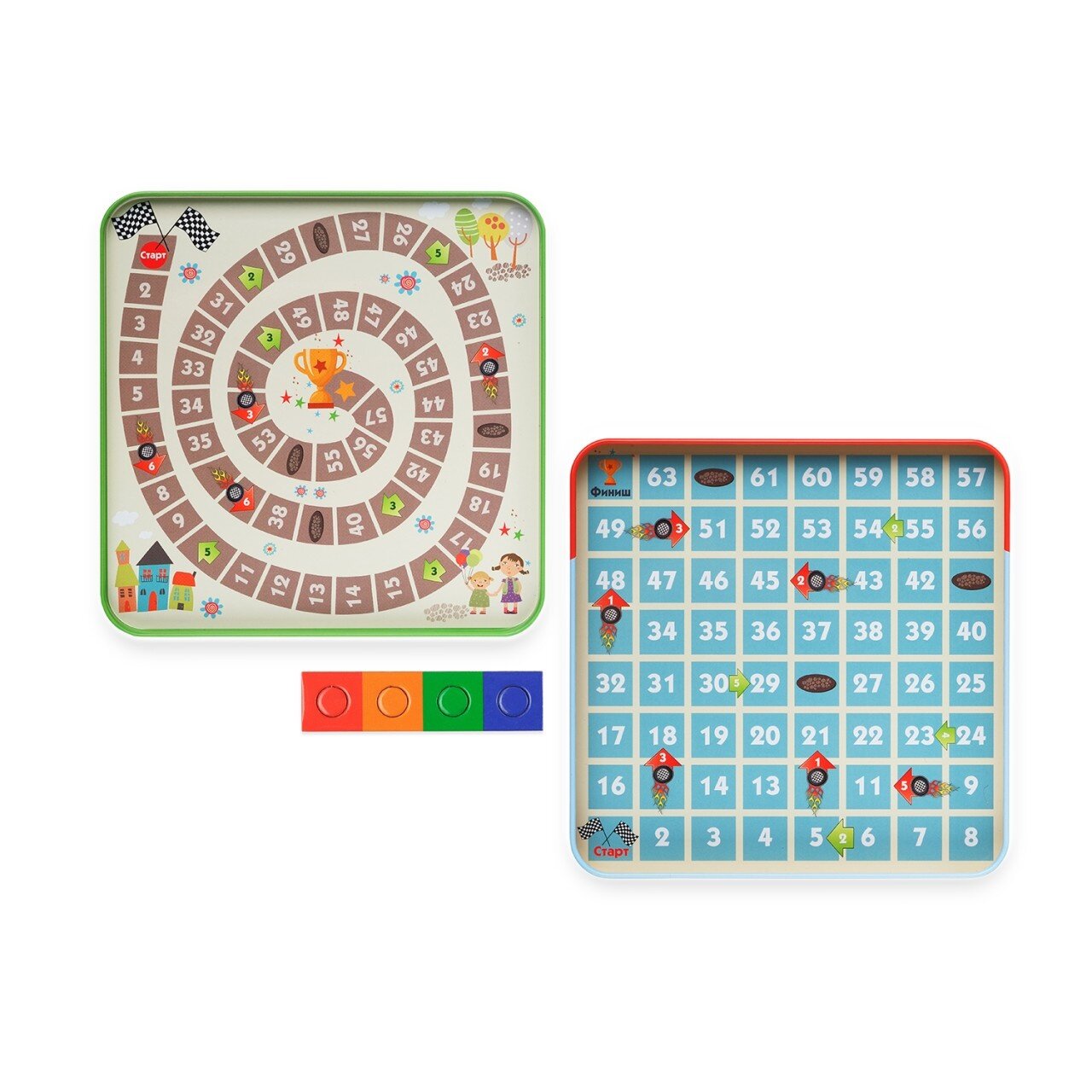 Магнитная игра БУМБАРАМ Гонки IM-1002 - фото №13