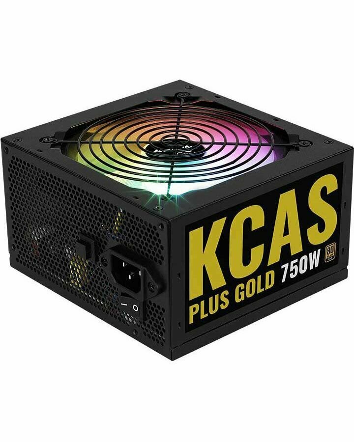 Блок питания Aerocool ATX 750W KCAS PLUS GOLD (KCAS PLUS 750G)