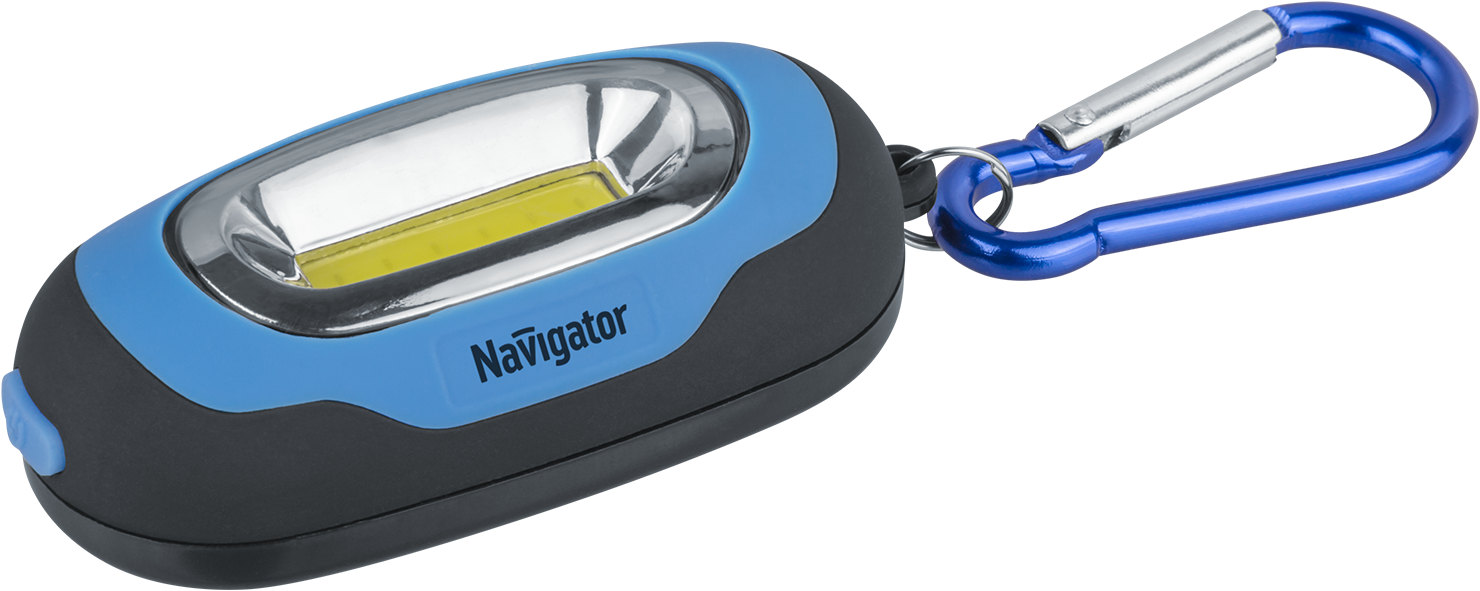 Светодиодный фонарь-брелок Navigator 93 659 серии NPT-KC07, синий