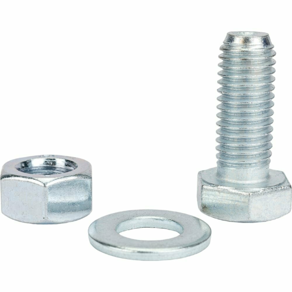 фото Оцинкованный шестигранный болт Tech-Krep М12х30 DIN933 (2 шт.)