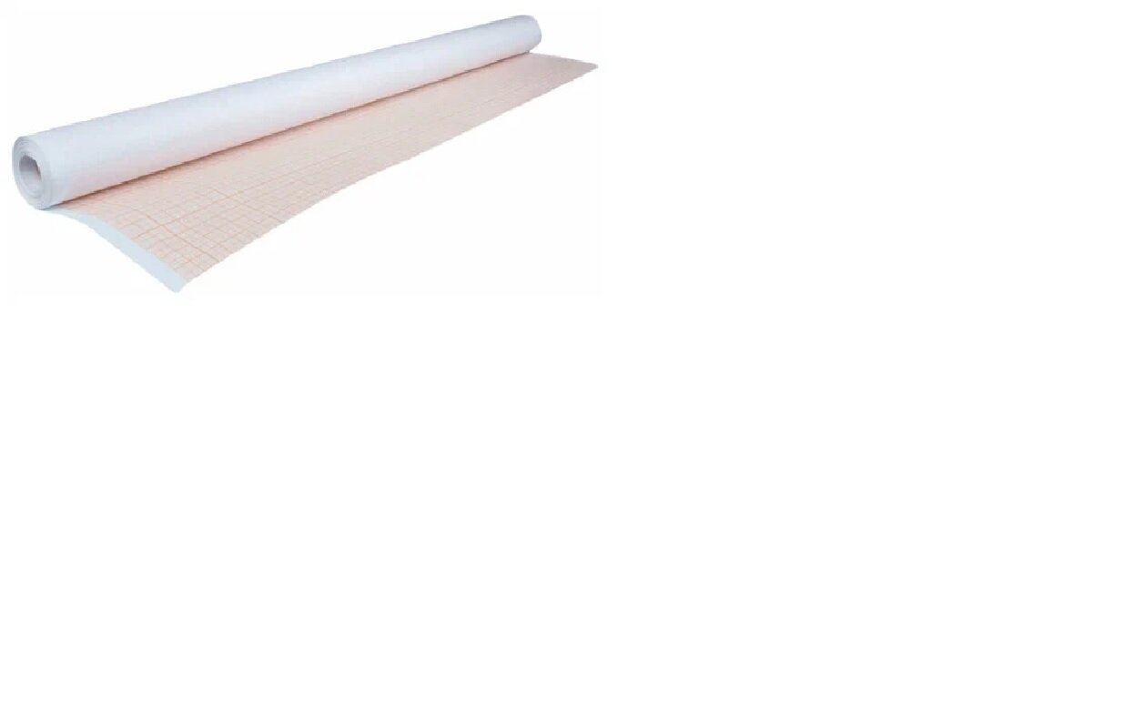 Миллиметровая бумага STAFF 2000 х 64 см 65 г/м², 1 л. белый/оранжевый