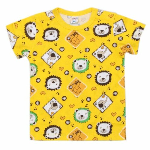 фото Футболка bonito kids, размер 22, желтый