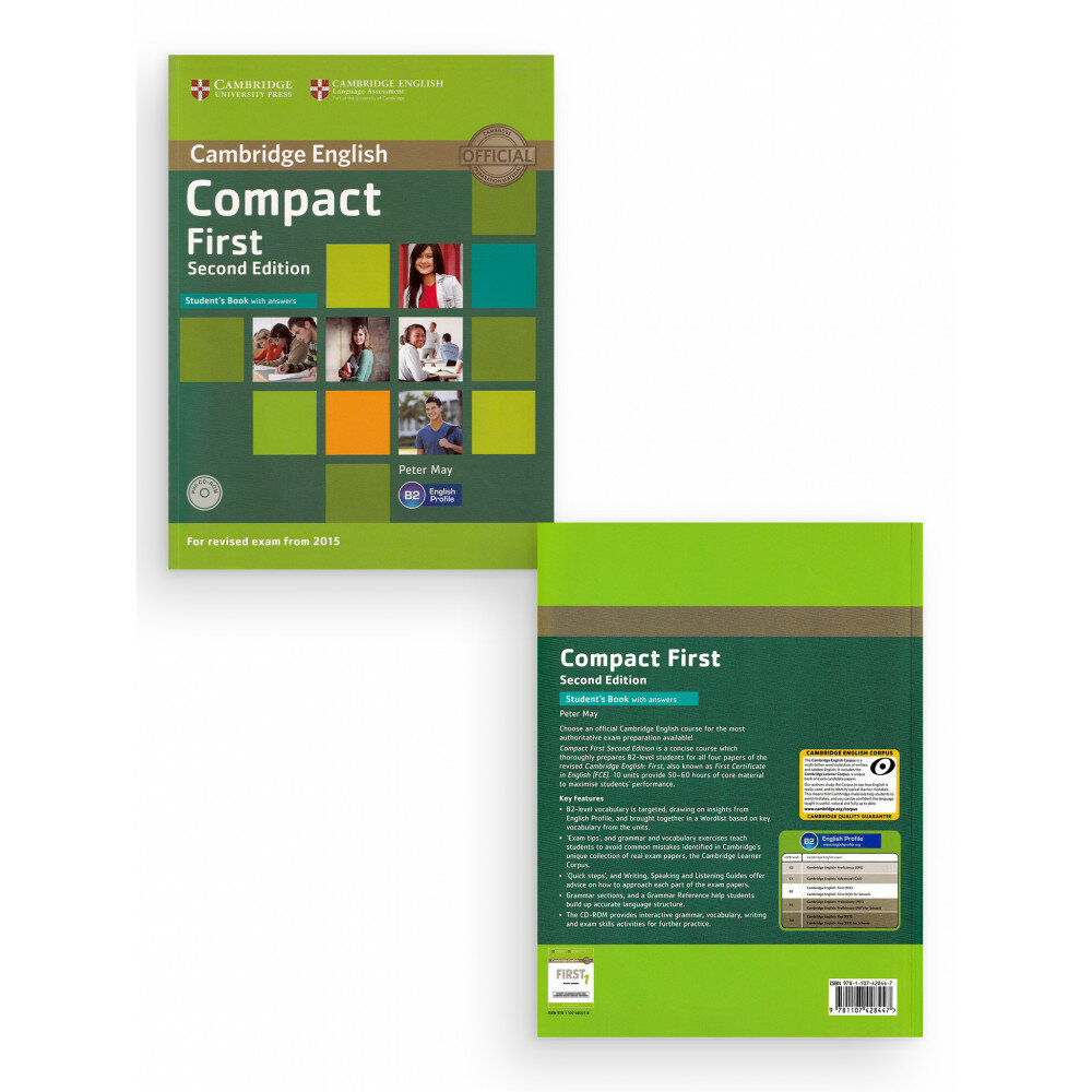 Compact First (for revised exam 2015) Student's Book with Answers + CD