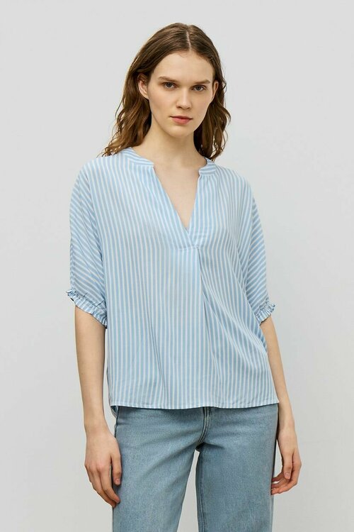 Блуза  Baon, размер 42, голубой
