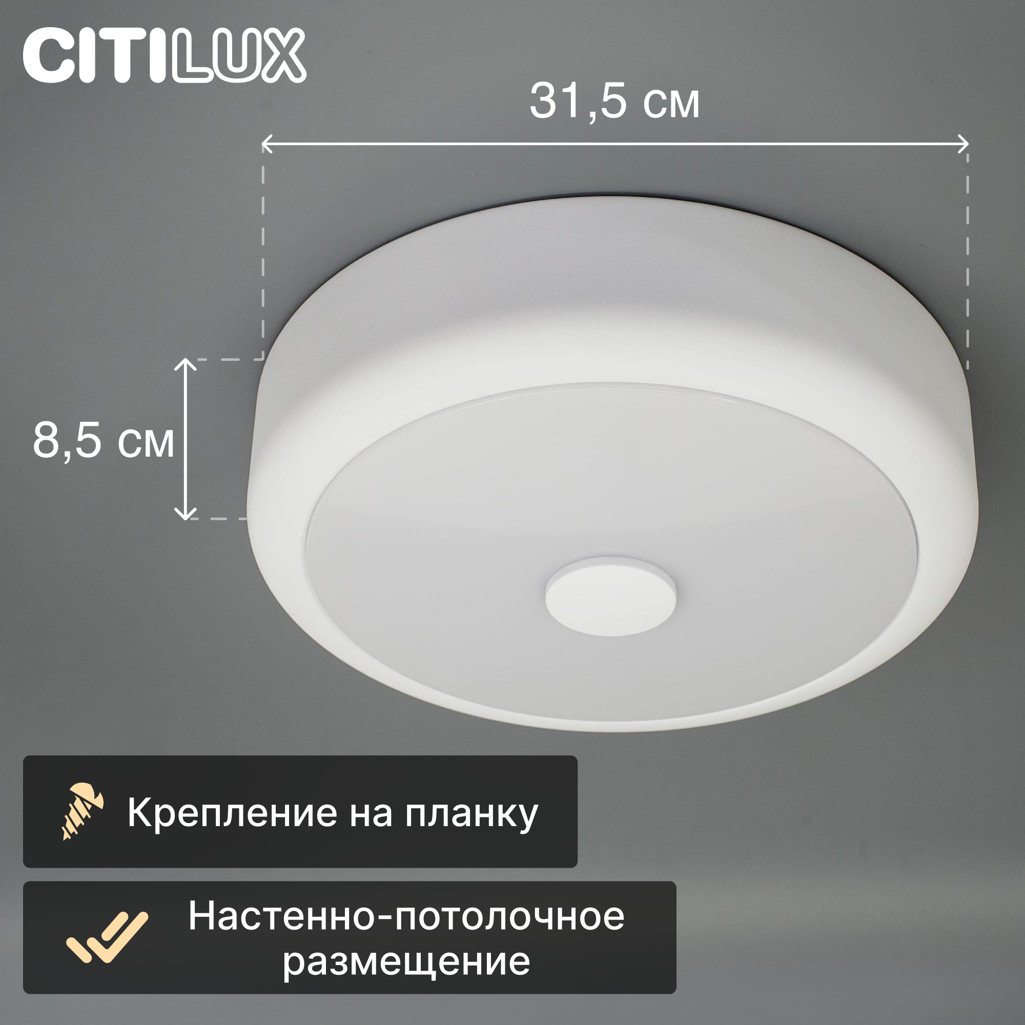 Светильник светодиодный Citilux Фостер-3 CL706320