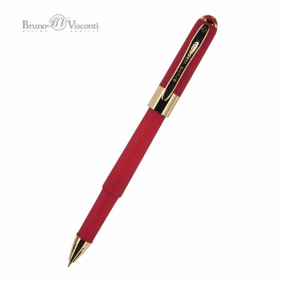 Ручка Bruno Visconti шариковая MONACO (красный корпус)