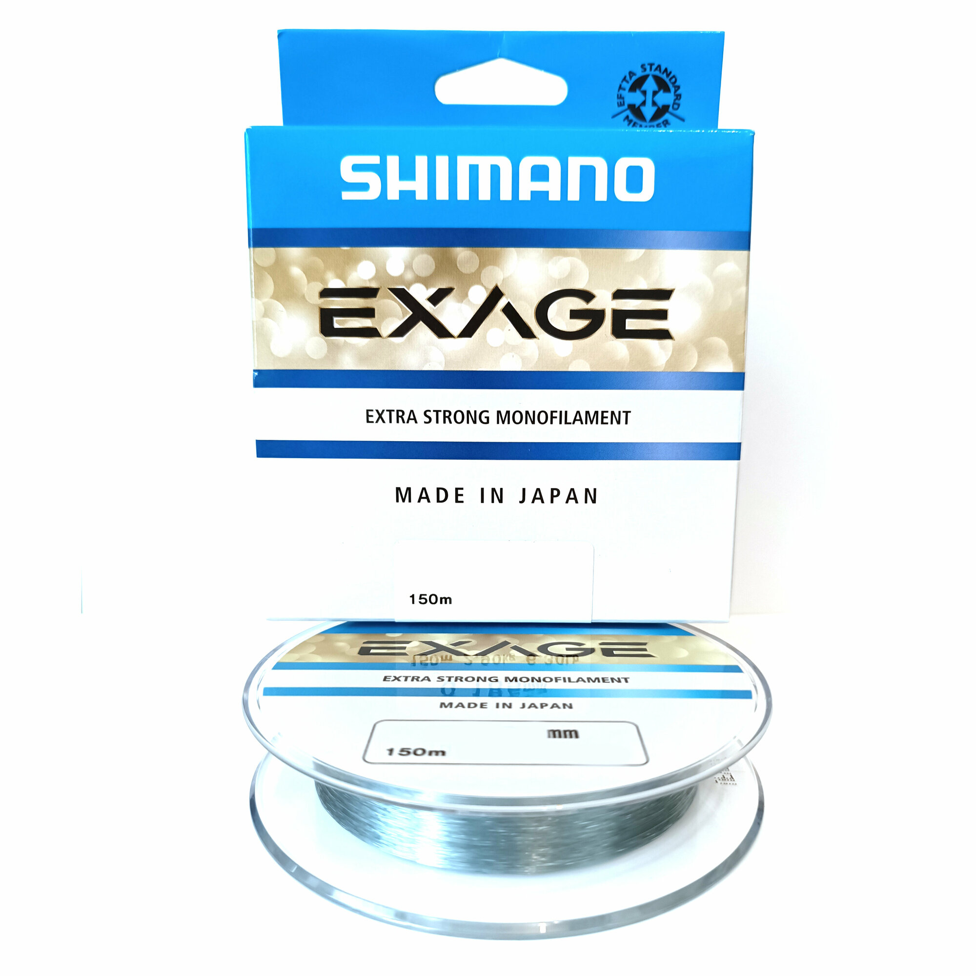 Леска Shimano Exage 150m 0.165mm 2.3kg Steel grey