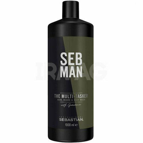 Sebastian Prof In Salon Service SebMan Шампунь для ухода за волосами, бородой и телом 1л sebastian prof in salon service hydre увлажняющий кондиционер 1л