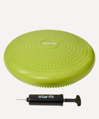 Изображение товара Диск балансировочный Starfit Bp-104, с насосом, массажный, лаймовый