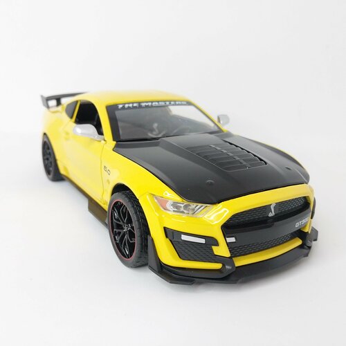 Машина металлическая Ford Mustang GT500. Световые и звуковые эффекты. 1:24 конструктор ford mustang 1967 года gt500 0265