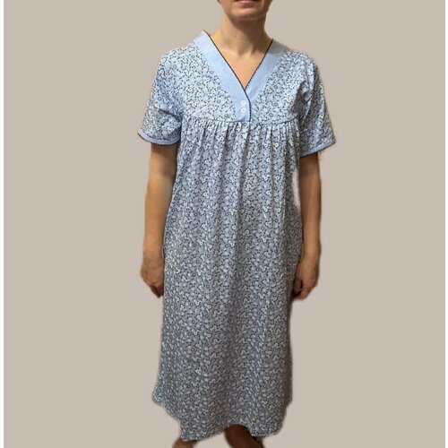 Сорочка , размер 54-56, голубой