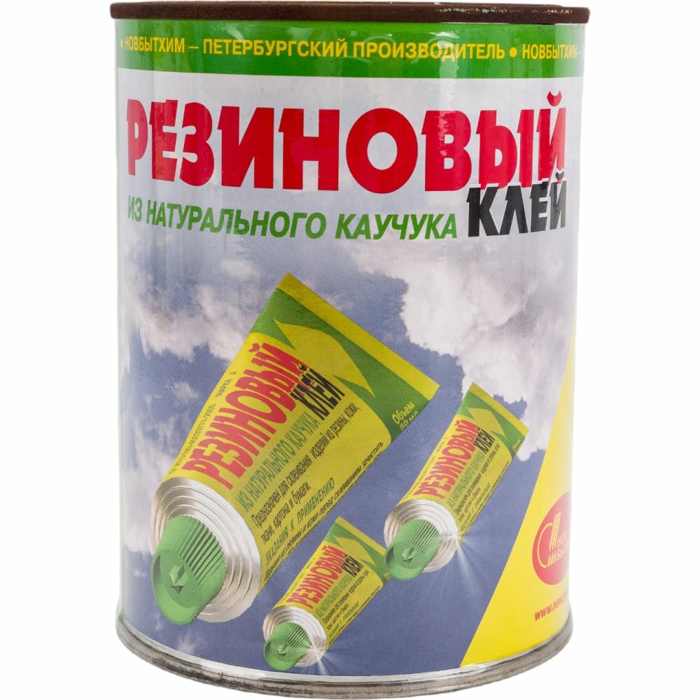 фото Клей НовБытХим, однокомпонентный, 1 л, Резиновый