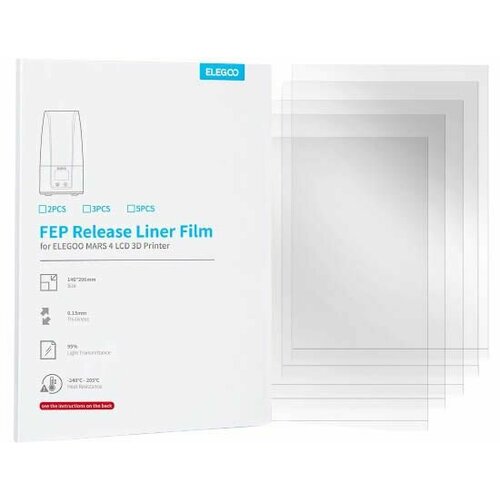 FEP плёнка для 3D принтера Elegoo Mars 4 1750₽