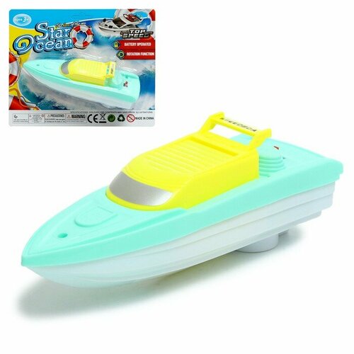 Катер Супер скорость работает от батареек цвет микс 395₽