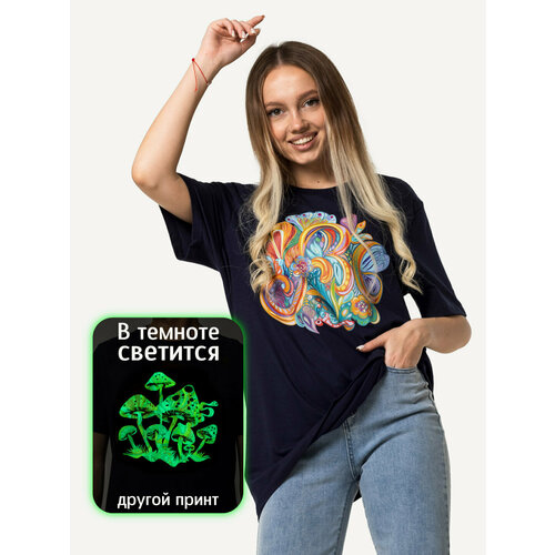 Футболка МЬЮЧ, размер M, синий