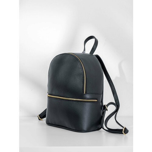 фото Рюкзак steffalini, фактура зернистая, черный