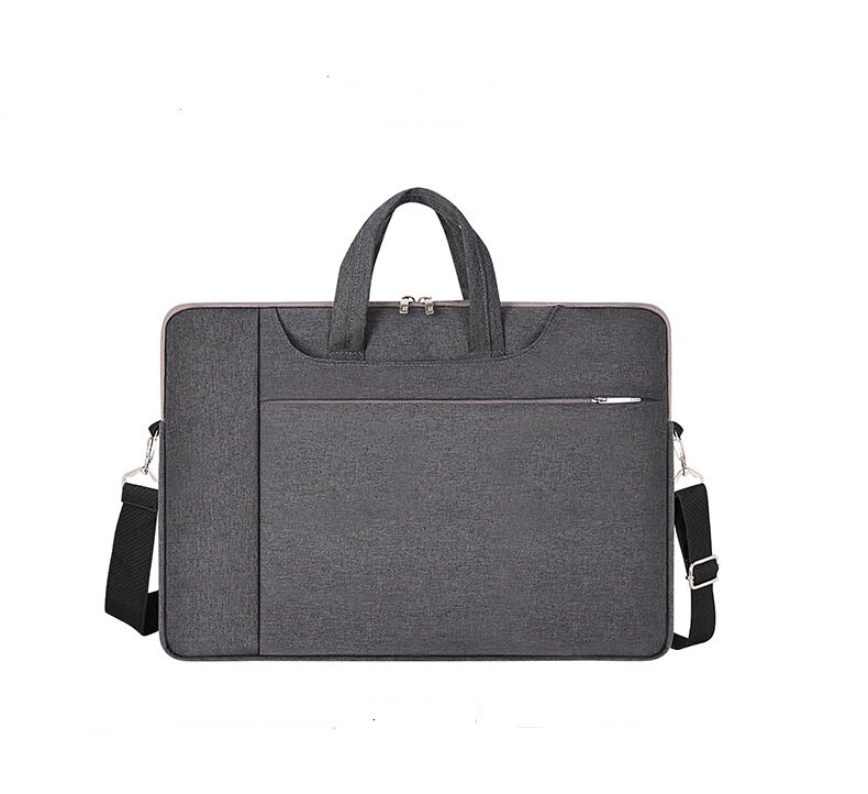 фото Сумка для ноутбука 15,6 дюймов цвет серый размер ширина 40см высота 29см глубина 3см