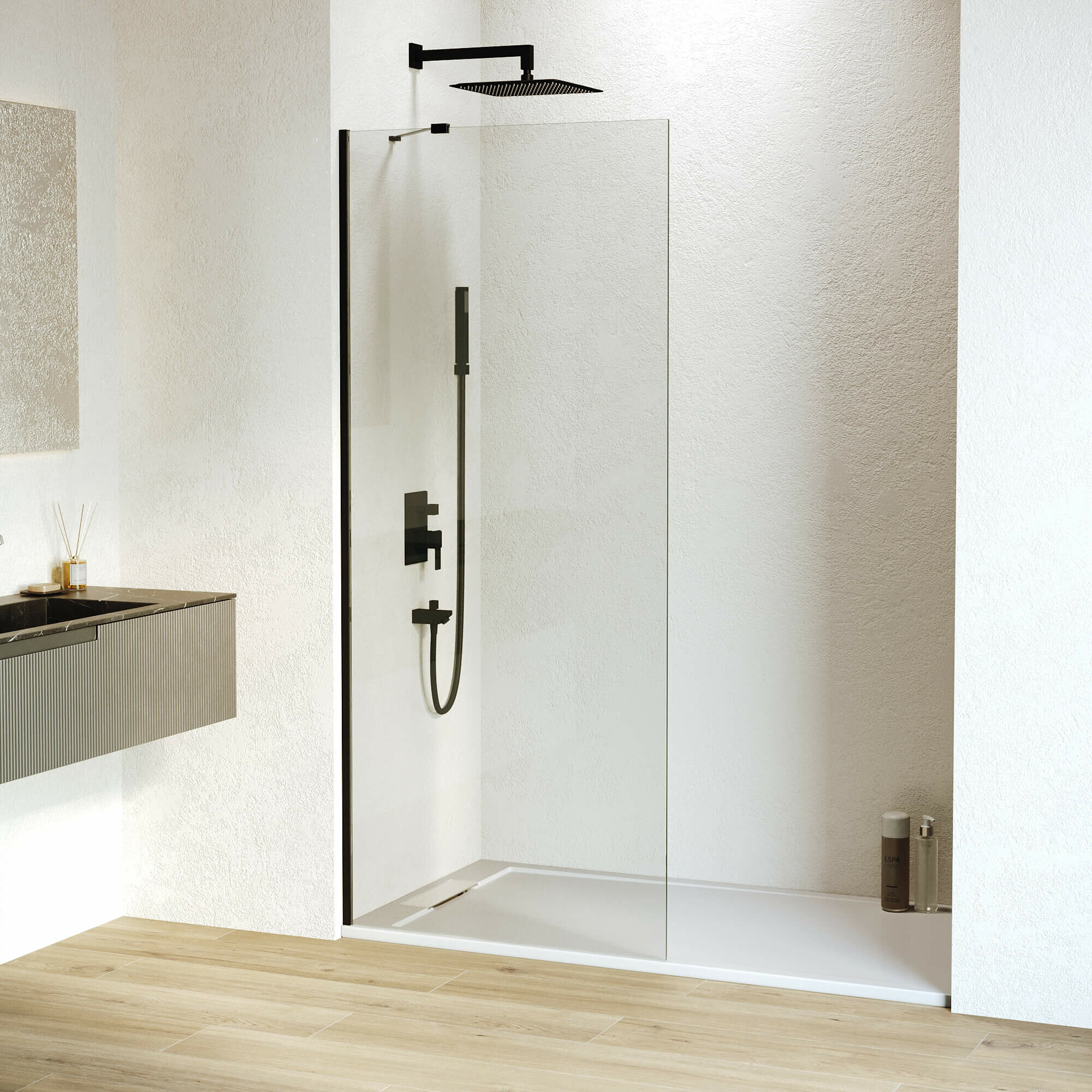 Перегородка для душа RGW WA-102B (Прозрачное, 700) - фото №8