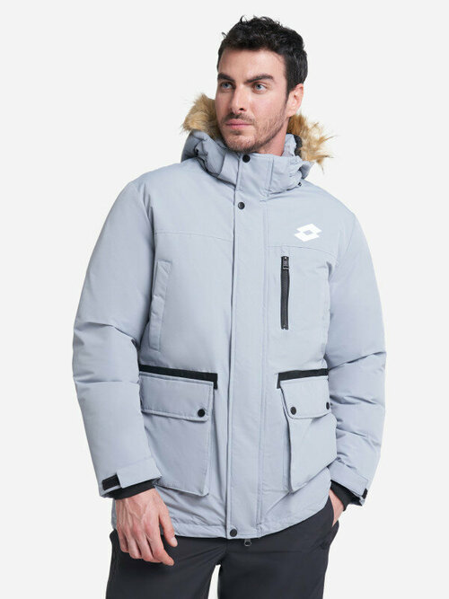 Куртка Lotto MENS PADDED JACKET, размер 46, голубой