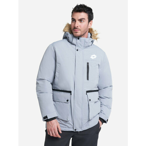 фото Куртка lotto men's padded jacket, размер 52-54, голубой