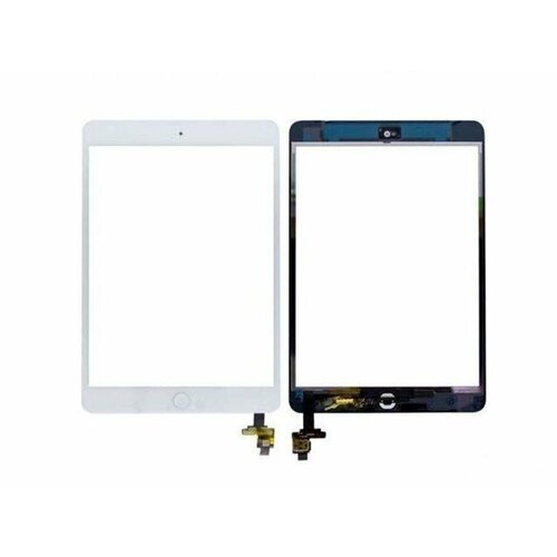 Тачскрин для Apple iPad mini/2 Retina в сборе с микросхемой Белый тачскрин для apple ipad mini ipad mini 2 retina шлейф под коннектор черный