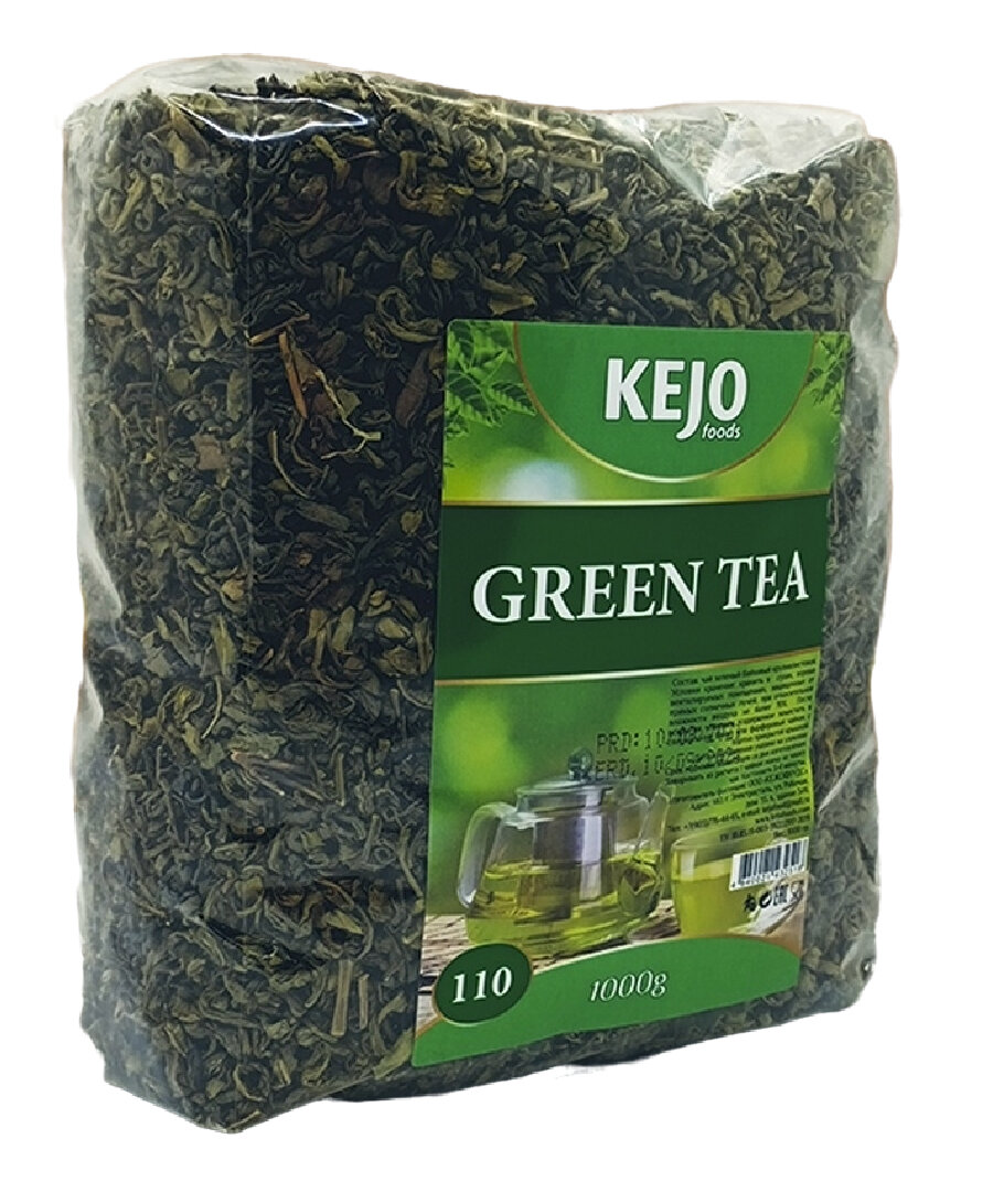 Kejo Чай зеленый 110 крупнолистовой китайский 1000г