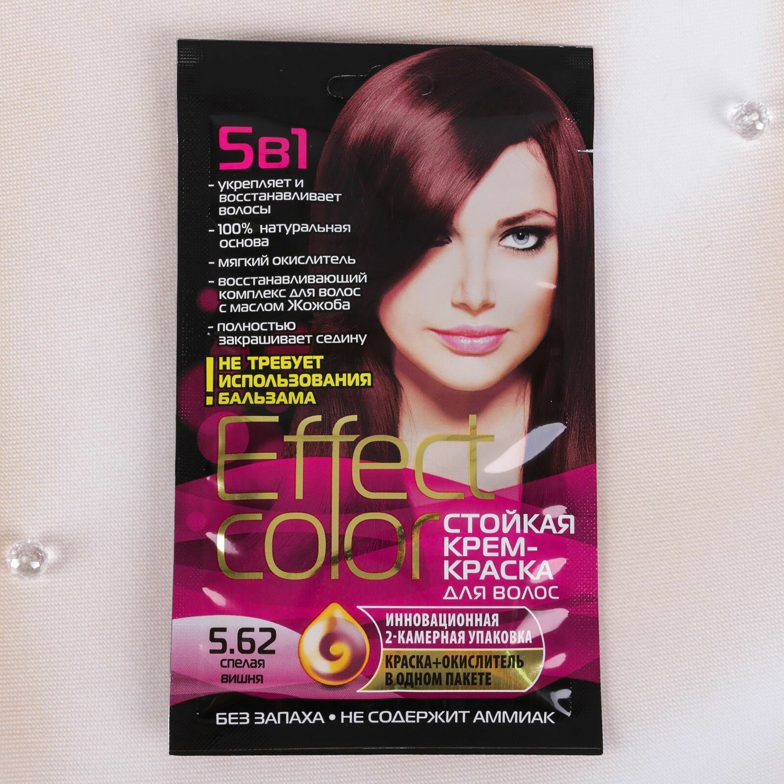 Fito косметик Effect Сolor стойкая крем-краска для волос, 5.62 спелая вишня, 50 мл