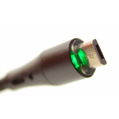 Кабель micro USB OINO O209, (в оплетке, подсветка коннектора), 2A, Черный