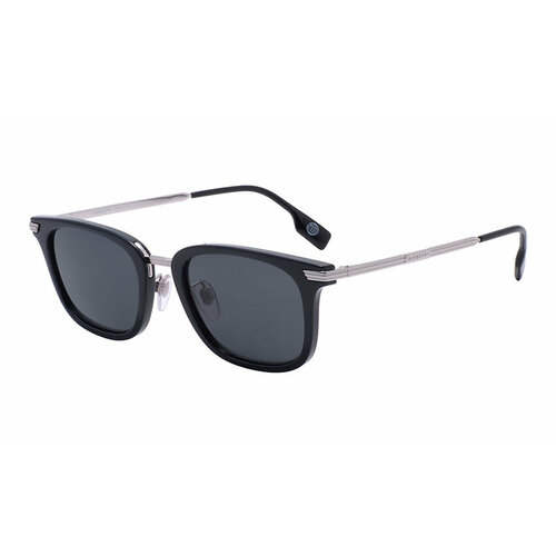 Солнцезащитные очки Burberry, бесцветный, черный