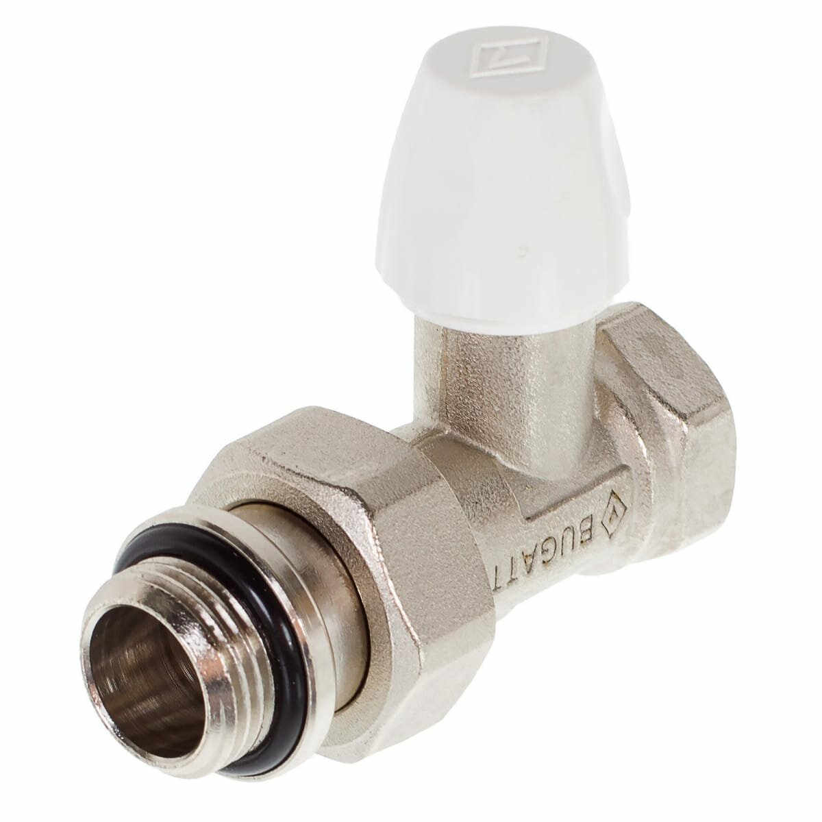 фото Клапан для радиатора запорный прямой Bugatti 1/2"