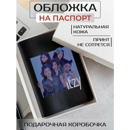 Обложка для паспорта RUSSIAN HandMade Обложка на паспорт ITZY OP01892, черный, серый обложка для паспорта russian handmade обложка на паспорт сумерки op02058 черный серый