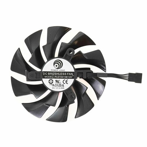 Вентилятор PLD10015B12H для видеокарт Gigabyte Aorus Xtreme GTX 1060 (95 мм) 4 pin оригинальный 95 мм pld10010s12h вентилятор охлаждения графического процессора для gigabyte gtx 1650 gtx1660 ti видеокарты rtx 2060 2070 вентиляторы охлаждения гра