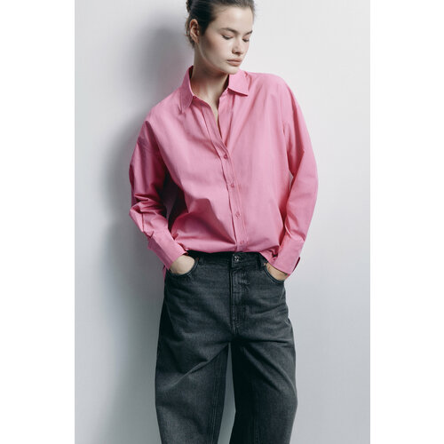 фото Рубашка befree, размер xl, розовый
