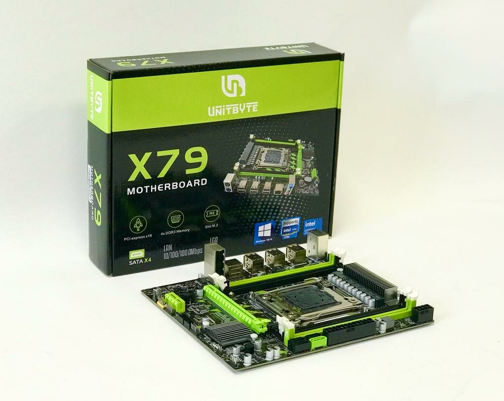 Материнская плата X79 LGA2011 Поддержка 32 Гб