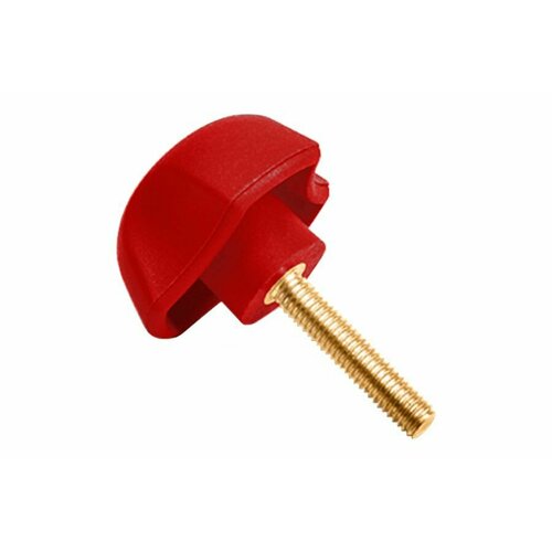 Треугольная ручка латунь/пластик M10x30 EMES PYCPK401030